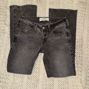 Gray Women's low rise Jeans